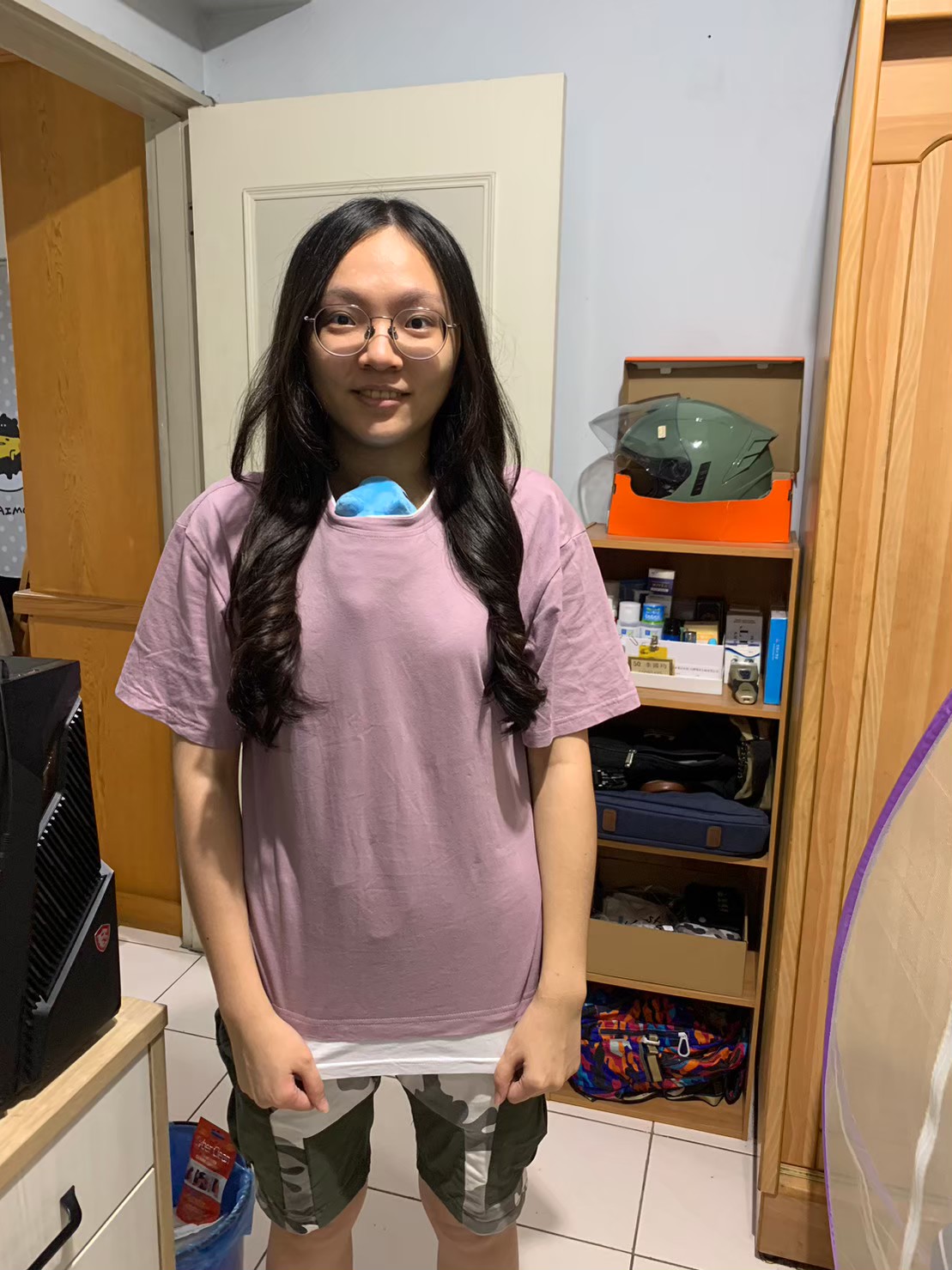 與小均討論裝潢，整理房間倒垃圾，吃火鍋，採買