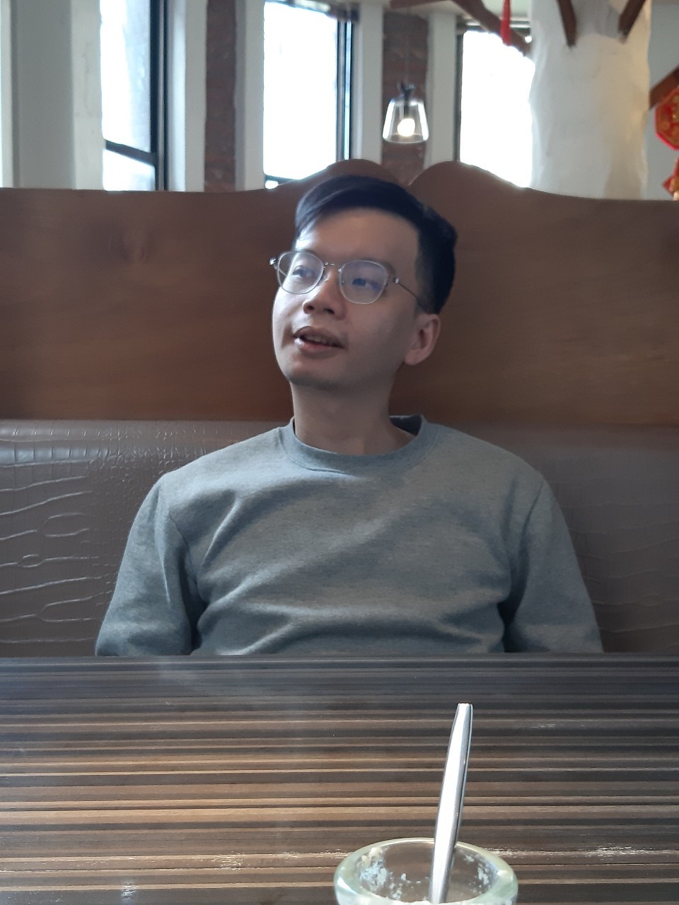 小金魚研習，小均陪吃洋城午餐