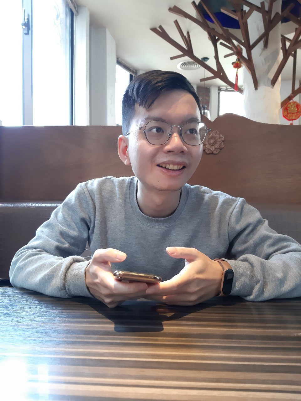 小金魚研習，小均陪吃洋城午餐