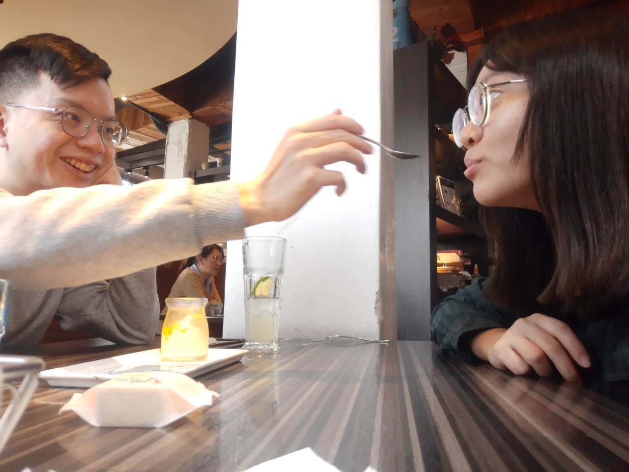 小金魚研習，小均陪吃洋城午餐