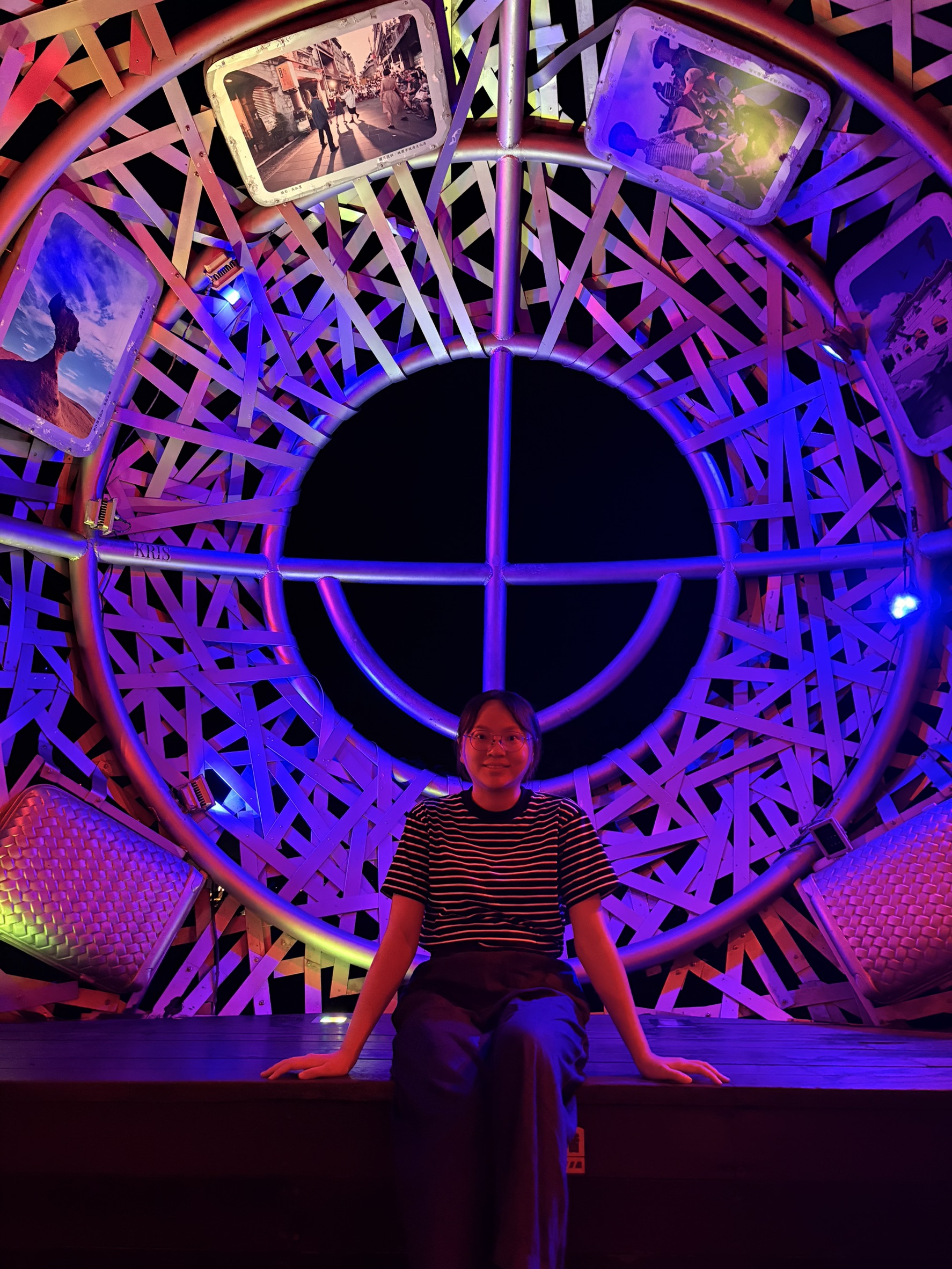 跟小均帶滷味.開車去虎頭山公園看夜景(第一次的夜景時光)