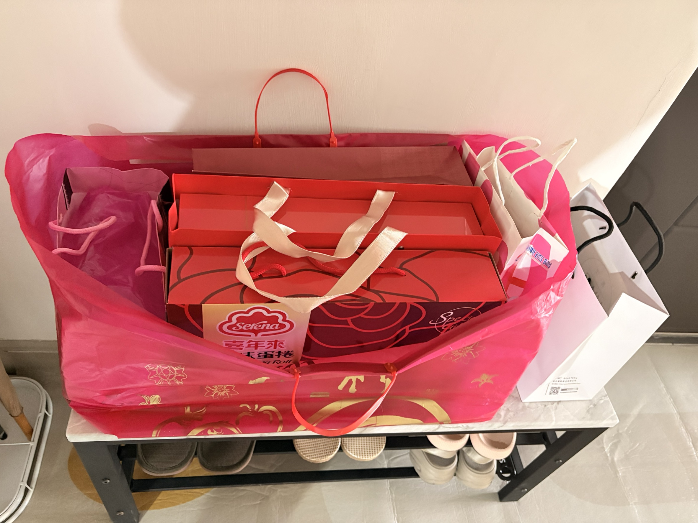 跟小金魚初次初二回娘家.跟大家一起玩switch2好搞笑.吃新濠食府.姊夫小孩托嬰娘家